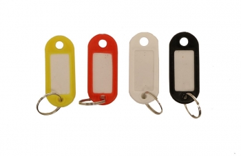 Plastic Key Tags - KC2KT1-ASS - Assorted